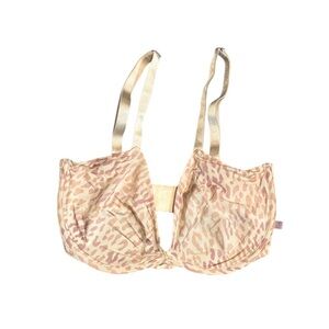 Victoria's Secret Leopard Print Bra - Tan and Cream